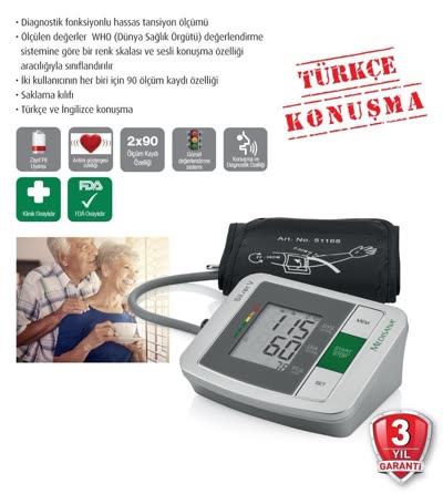 Medisana Türkçe Konuşan Tansiyon Ölçme Cihazı (Model 8523)