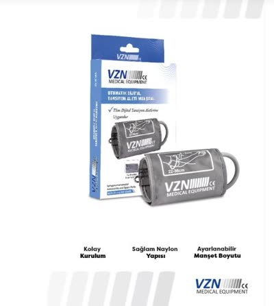 VZN Otomatik Dijital Tansiyon Aleti Kol Manşonu (Model 0812)