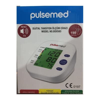 Pulsemed Dijital Türkçe Konuşan Koldan Tansiyon Ölçüm Cihazı
