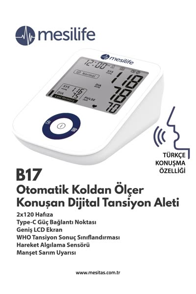 B17 Koldan Ölçer Konuşan Dijital Tansiyon Aleti
