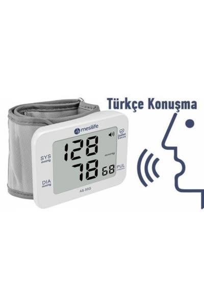 As-55g Dijital Bilekten Ölçer Konuşan Tansiyon Aleti
