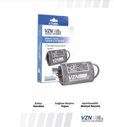 VZN Otomatik Dijital Tansiyon Aleti Kol Manşonu (Model 150772)